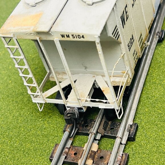Vintage Western Maryland Train Set With Hopper & Tank Cars HO Scale Model Railro - Picture 3 of 9